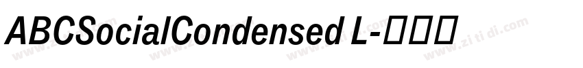 ABCSocialCondensed L字体转换 ABCSocialCondensed L字体转换